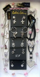 Cookie Lee Pink Heart Jewelry $32 $39 RT