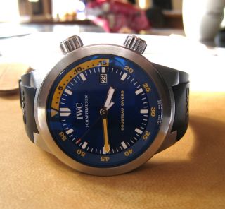 iwc has worked with the cousteau society in diving exploration 100 %