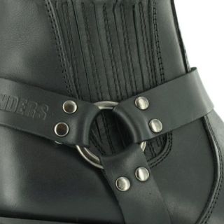 Grinders Black Renegade Biker Boots Size 5