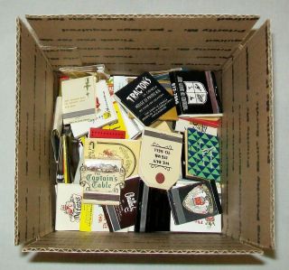 Lot of 100 Paper Match Covers all with rear strikers and all have been