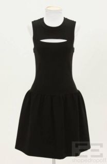 cynthia rowley black cut out sleeveless dress size 2