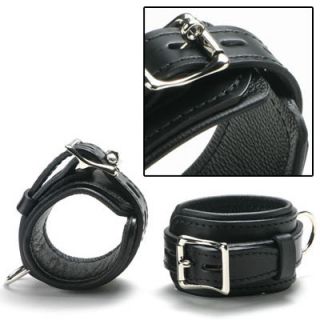  Leather Premium Locking Cuffs Wrist Restraints Wrist Cuffs