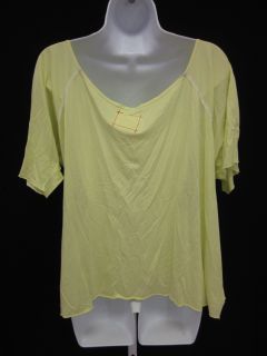 Daftbird Neon Yellow Short Sleeve Oversized T Shirt SzM