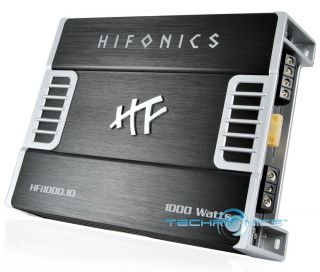 HIFONICS HFI1000.1D +2YR WARNTY AMP CAR MONO 1 CHANNEL 1000W RMS