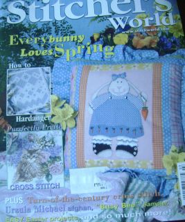 Stitchers World cross stitch magazine March 2002