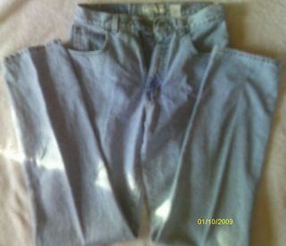 Juniors Womens County Seat Light Blue Jeans Straight Leg Relaxed Size