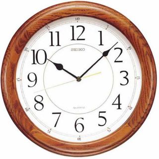 description classic large wall clock with a glass crystal in
