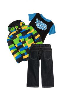Mighty Fine T Shirt & The North Face Jacket (Toddler)