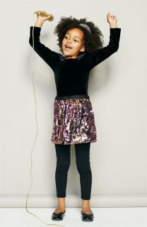 Mignone Dress &  Footless Tights (Little Girls)