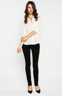 Trouvé Pocket Shirt & Paige Skinny Stretch Jeans