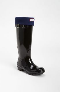 Hunter Tall Gloss Rain Boot & Fleece Welly Socks