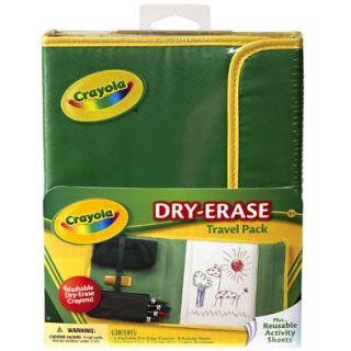 crayola dry erase crayon travel pack new