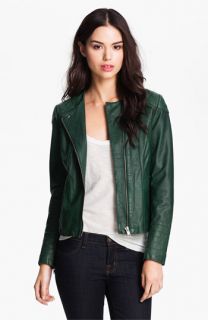 Q40 Quilted Leather Moto Jacket