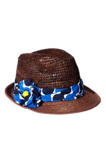 Juicy Couture Straw and Burlap Fedora