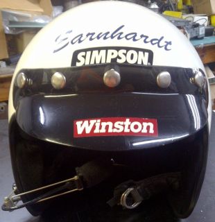  Dale Earnhardt Race Worn Vintage Helmet