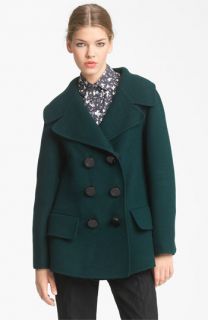 MARC JACOBS Double Face Wool Blend Peacoat