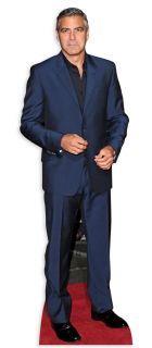 george clooney cardboard cutout measures approximately 177cm comes