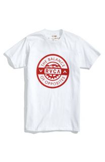 RVCA Railroad Regular Fit Crewneck T Shirt (Men)