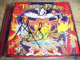  RARE Authentic Band Signed CD Roland Orzabal Curt Smith Real