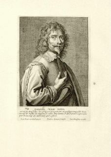 Antique Print Painter Daniel V Heil Belgium 1694
