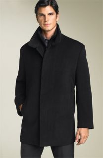 Jacob Siegel Rib Collar Wool Car Coat