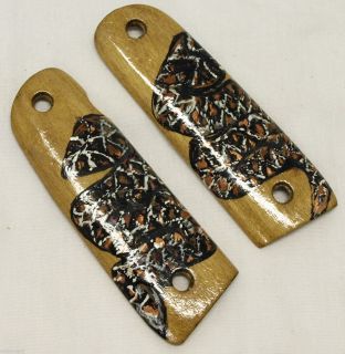 Custom Painted Colt 1911 Grips Snake Painting