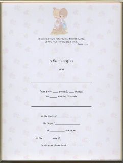 The Certificate comes to you flat in a white protective envelope