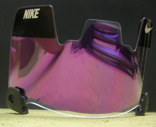 Purple Mirror Football Visor Insert Fits Nike Eyeshield