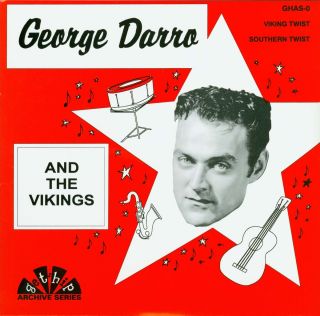 George Darro The Vikings Viking Twist 7 Vinyl 45 Promo Rockabilly
