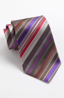 Etro Multi Stripe Silk Woven Tie