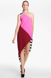 camilla and marc Oriel One Shoulder Double Georgette Dress