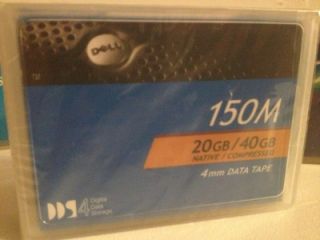  09W083 9W083   Data Cartridge Tape, 4mm DDS 4, 150m, 20/40GB DAT DDS4
