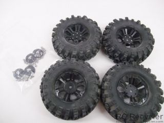 RC4WD Cyclone 1 9 Wheels RC4WD Rock Stompers Tires Scale Rock Crawler