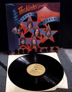 Kinks Ray Dave Davies Greatest Celluloid Heroes LP