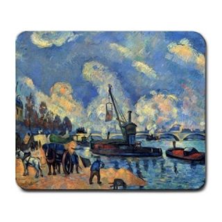 Paul Cezanne The Seine at Bercy Painting Mousepad Mouse Mat