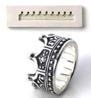 PMC Silver Clay Jewelry Mold Crown Ring Mould