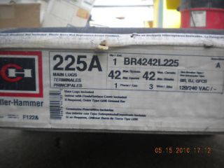 Cutler Hammer 225 Amp 120 240V 3P 4W Panel MCB ED3150W
