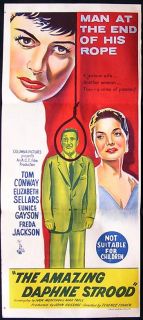 Amazing Daphne Strood aka The Last Man to Hang Noir 1956 Daybill Movie