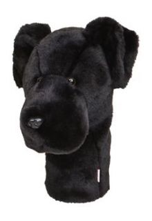 Daphnes Golf Animal Driver Headcover Black Lab Dog New