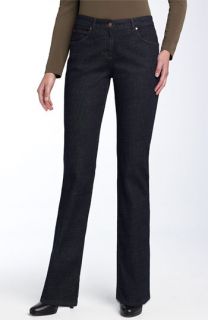 Eileen Fisher Organic Straight Leg Stretch Jeans (Petite)