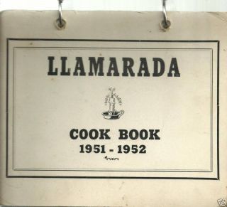 Darien Wi 1951 Antique Community Baptist Church Llamarada Cook Book