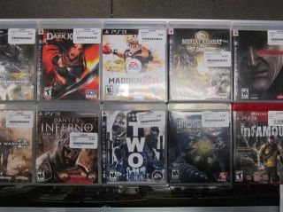 this is a lot of 10 working playstation 3 games all items are