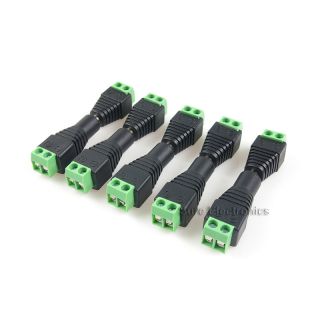 5X Male and Femal DC Power Jack Adapter Connector Plug