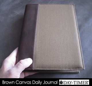 Daily Desk Size Canvas Organizer Planner Journal by Day Timer