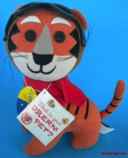 Dakin Dream Pets Flying Tiger Applause Velveteen 7 Stuffed Animal Toy
