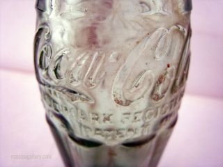 Vintage 6oz Coca Cola Bottle Clear Green Glass Muncie Indiana 1952