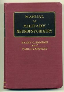 Harry C. SOLOMON, and Paul I. Yakovlev Manual of Military