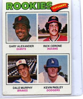 1977 Topps Dale Murphy Rookie 476 Braves See Scan