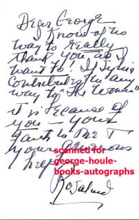  Russell Autograph Letter George Cukor The Women Norma Shearer