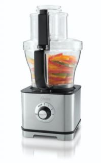 cup food processor with 5 cup mini chopper stainless steel